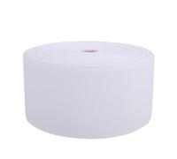 SHINEOFI Bande Perforée pour Rideau en Polyester Blanc, 8cm, Renfort | Fournitures pour Rideaux D'intérieur, Usage Maison, Compatible Tringle et Anneaux, Léger, Pratique