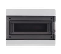 SHINEOFI Boîte de Distribution Électrique Extérieure Haute Résistance aux Intempéries Étanche Ip65 en Plastique, 12 Circuits, Structure Compacte pour Environnements à Forte Humidité