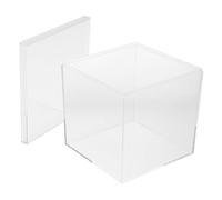 SHINEOFI Boîte de Rangement Transparente Petite Boîte Couvercle Plastique Rangement Polyvalent et Bonbons