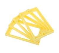 SHINEOFI Boîte D'extension pour Prise Électrique Jaune, Réglage Rapide Position, Résiste la Traction Couple, Plastique 9,3x5,9x0,6cm, pour Chambres D'hôtel et Rénovations