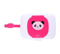 SHINEOFI Boîte Lingettes Humides Portable pour Étui Léger avec Bouton-poussoir Rangement Pratique et Hygiénique Pochette Suspendue pour Sorties et Voyages
