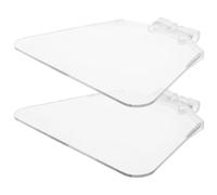 SHINEOFI Bouclier de Protection de Banc, Dispositif de Protection, Pare-copeaux en Plastique Transparent, 2 pièces, protège Les Yeux, Espace de Travail