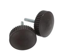 SHINEOFI Bouton de Support de Chaise Hamac Noir, Quincaillerie Patio | Pièces pour Glider Hammock Egg Chairs et Garden Swing, Plastique et Fer 7, 00x5, 80x5, 80cm