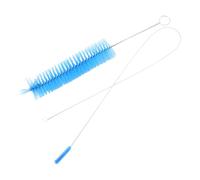 SHINEOFI Brosse Flexible en Acier Inoxydable Nettoyage des Tuyaux et Machines à Laver, Lot de 2, Bleu, Déboucheur Maison