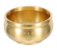 SHINEOFI Brûleur de Parfum en Cuivre Conique Porte-Bâtonnets Vintage Plateau Récupérateur de Cendres Bol à Trésors pour Autel et Rituels pour Usage Intérieur et Parfum Bois de Santal