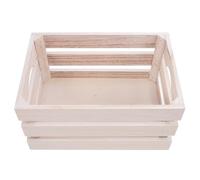 SHINEOFI Caisse Décorative en Bois Gigogne Rustique, Caisse de Stockage Multifonctionnelle Résistante Déformation, pour Étagère ou Salle de Classe
