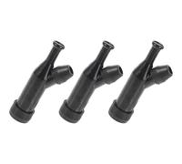 SHINEOFI Capuchons de Bougie D'allumage Lot de 3 Plastique Noir Isolation Supérieure et Résistance à l'usure pour Générateur et Pompe à Haute Pression Compatible Tondeuses à Gazon