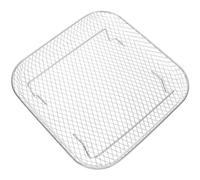 SHINEOFI Carrée Acier Inoxydable pour Friteuse à Air Étagère Résistante Chaleur pour Cuisson Vapeur et Grill Support Polyvalent pour Légumes et Viande Facile à Nettoyer