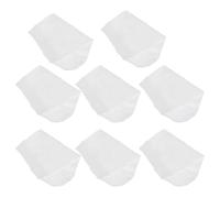 SHINEOFI Chaussettes Skimmer Piscine Filtre pour Capturer Huile et Aiguilles 8 Pièces en Nylon Blanc Élastique pour Panier Crépine Nettoyage Piscine et Aquariums Tropicaux