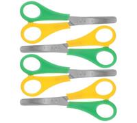 SHINEOFI Ciseaux de Sécurité 13cm Bouts Arrondis et Manches Ergonomiques | Légers en Plastique et Métal Multicolore, Adaptés aux Garçon Fille en Maternelle et École Maternelle, Usage en Classe
