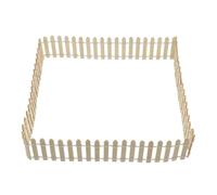 SHINEOFI Clôture Miniature en Bois pour Gecko, Décoration de Cage | Décor Miniature Beige, Ornement de Paysage, Accessoire pour Reptiles, Forme de Clôture, Style Bois