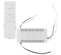 SHINEOFI Contrôleur de Moteur à Fréquence Variable Ambiance Estivale Télécommande 6 Vitesses Réglables sans Fil Minuterie Intégrée et Ventilateur de Plafond