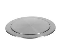 SHINEOFI Couvercle de Poubelle Mécanisme Basculant en Acier Inoxydable Encastré Couvercle à Clapet Cuisine et Espace de Travail Moderne