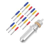 SHINEOFI Cutter pour Traceur De Découpe avec Lames De Lettrage Outil De Découpe pour Ordinateur Compatible avec Divers Types De Cutters