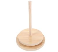 SHINEOFI Distributeur de Ficelle en Bois, Support Rotatif Stable Cuisine | Base Solide, Structure Verticale Compacte, Rangement sans Nœuds, Usage Traiteur et Préparation Alimentaire