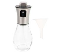 SHINEOFI Distributeur D'huile Cuisine 200 Ml en Verre Transparent, Pulvérisateur D'huile Alimentaire Pratique pour Maison et Barbecue, Bouteille Spray Compatible Huile D'olive, Tournesol