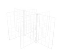SHINEOFI Étagère de Rangement pour Congélateur en Métal 6 Compartiments 61X41X32 CM Séparateur Alimentaire Solide Organise Fruits Légumes Cuisine et Congélation