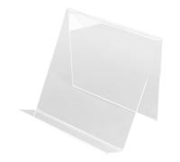 SHINEOFI Étagère de Rangement pour Vinyles en Acrylique Transparent, Support Solide pour Albums et Disques, Design Moderne pour Bureau ou Bibliothèque