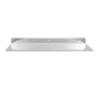 SHINEOFI Étagère Murale INOX 201 Renforcée 40x10 Cm sans Perçage, Support Flottant Robuste pour Rangement Mural la Cuisine Salle de Bain Bureau, Étagère Métallique Polyvalente et Gain