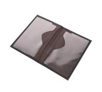 SHINEOFI Étui de Protection pour Passeport, Porte-livret de Passeport en PU Noir, Léger et Résistant Casse, pour Voyage, Conducteur et Carte de Conférence