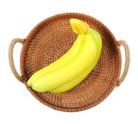 SHINEOFI Fausse Banane Réaliste en Lot de 3 Modèle de Fruit Artificiel Jaune Décoration de Fruits Miniatures pour Maison Accessoires de Photographie et Fêtes Décoratifs Factices