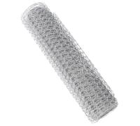 SHINEOFI Filet en Fil de Fer Galvanisé Hexagonal Léger et Résistant, pour Clôture en Grillage à Volailles et Enclos Poules, Matériau Solide Argenté