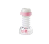 SHINEOFI Filtre à Eau pour Robinet la Cuisine Pivotant 360° Tuyau Flexible en Pp et Pvc, Économiseur D'eau et Purificateur Cuisine Rose