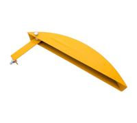 SHINEOFI Garde de Scie sur Table Jaune pour Menuiserie, Protection Anti | Raccord Standard, Port de Collecte Réservé, Flux Optimisé, Usage Atelier, Lame et Machine Compatibles