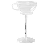 SHINEOFI Gobelet Créatif en Verre 140ml Poignée, Chic et Unique, pour Fêtes et Pool Party, Tasse Élégante pour Boissons et Cocktails