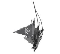 SHINEOFI Guirlande de Fanions en Polyester Thème Halloween Crânes Pirates, 9 Mètres, Décoration Suspendue pour Arbre ou Fenêtre, Ambiance Fête Effrayante