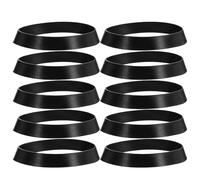 SHINEOFI Joint D'étanchéité Facile à Installer en Caoutchouc Conique 10 Pièces Noir Résistant à L'huile pour Évier Cuisine pour Entretien Ménager et Raccords de Tuyaux