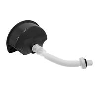 SHINEOFI Lavabo D'angle Mural en Plastique Noir, Mini Lavabo Suspendu sans Perçage, Gain de Place pour Camping-jardin, Installation Facile et Pratique