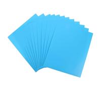 SHINEOFI Lot de 12 Dossiers Plastiques Double Face A4 avec 2 Poches, Protection Fine et Accès Facile aux Documents, pour Réunions Formelles et Classe