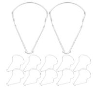 SHINEOFI Lot de 14 Protège-lames Universels en Acier Inoxydable pour Tondeuse Électrique et Débroussailleuse, Bouclier de Sécurité Complet pour Jardin Extérieur