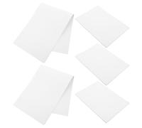 SHINEOFI Lot De 5 Carnet Blanc Facile à Déchirer Portable 50 Feuilles Épaisses et Pages Lisses pour L'école Restaurant