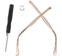 SHINEOFI Lunettes bras jambes Monture de lunettes de remplacement 1 paire Métal Plastique pour lunettes, évitent le frottement sur les yeux et le visage