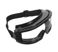 SHINEOFI Lunettes de Sécurité Industrielles Anti-buée PC à Bandeau | Protection Oculaire pour Peinture et Laboratoire, Résistance au Feu Projections, Noir