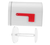 SHINEOFI Mini boîte aux lettres en métal avec socle - Étanche - Mini boîte aux lettres en fer - Pour le bureau et la maison - Résistante aux intempéries - Boîte de vote décorative