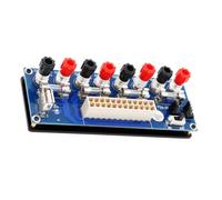 SHINEOFI Module de Sortie D’Alimentation ATX 20 Broches, Carte PCB Bleue | Sorties 3,3 V, 5 V, 12 V et 12 V, Connecteur Atx 20 Broches, Stabilité Élevée, Prévention des Courts-circuits