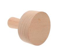 SHINEOFI Moule à Tartelettes Français en Bois de Hêtre Poussoir à Pâtisserie Amovible Presse-Pâte Antiadhésif pour Desserts Ustensile Cuisine Solide pour Cuisson Maison et