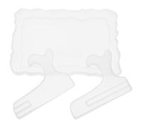 SHINEOFI Moule en Silicone Réutilisable et Résistant la Déchirure pour Cadres Photo DIY, Kit Complet Supports Ronds en Silicone Blanc pour Décoration Artisanale
