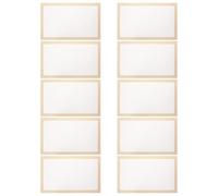 SHINEOFI Papier Xuan Rectangulaire Beige de Papier à Écrire Résistant la Pénétration 10 Feuilles Épais et Portable pour Calligraphie et Peinture à L’encre