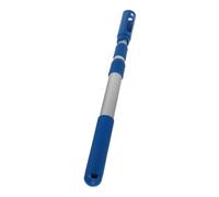 SHINEOFI Perche Télescopique en Alliage D'aluminium Bleu, Canne de Sauvetage pour Piscine, 3 Sections, Résistante la Déformation, pour Nettoyage de Grands Bassins