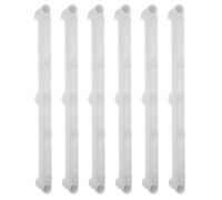 SHINEOFI Pièces de Séchoir à Linge Petit Support de Placard en Plastique Blanc 6 Pièces, Support de Cintre pour Sèche-Linge, Montage Facile, Gain de Place, pour Espaces Réduits et