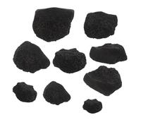 SHINEOFI Pierres Volcaniques Naturelles Noires 800g pour Sauna Vapeur, Stockage Maximal de Chaleur Surchauffe Locale, Adaptées aux Saunas Domestiques