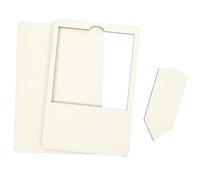 SHINEOFI Plateau de Notes Mémo Carré en Bois Blanc pour Sublimation, Porte-Autocollants Mémo Résistant sans Déformation, Accessoire Bureau pour DIY et Organisation
