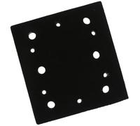 SHINEOFI Plateau de Ponçage en Aluminium 100x110mm 6 Trous Compatible Ponceuse, Plaque de Support de Rechange Solide pour Disque Abrasif, Tampons de Ponçage Industriels et Finition