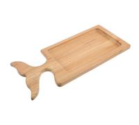 SHINEOFI Plateau de Service en Bois Naturel de Poisson, Résistant à Haute Température, Facile à Nettoyer, Cuisson Grillage