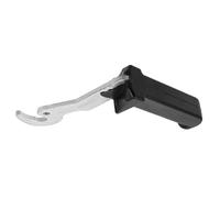 SHINEOFI Poignée de Porte de Chaudière en Bakélite Argentée Crochet en Fer, Design Ergonomique Antidérapant, pour Réparation et Remplacement Cuisine