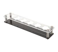 SHINEOFI Porte-verres à Shot en Acrylique Plateau Décoratif, Support pour 6 Verres Shooter, Adapté pour Fête à Domicile, Trou de 3,8 Cm